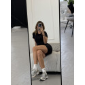 Костюм велосипедки и футболка черная женская премиум качество