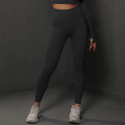 Лосины женские PUSH UP LUXE качество с утяжкой и высокой талией чёрные Лосины женские PUSH UP LUXE качество с утяжкой и высокой талией чёрные