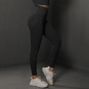 Лосины женские PUSH UP LUXE качество с утяжкой и высокой талией чёрные Лосины женские PUSH UP LUXE качество с утяжкой и высокой талией чёрные