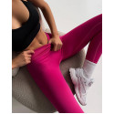 Лосины женские PUSH UP  с утяжкой и высокой талией малиновые